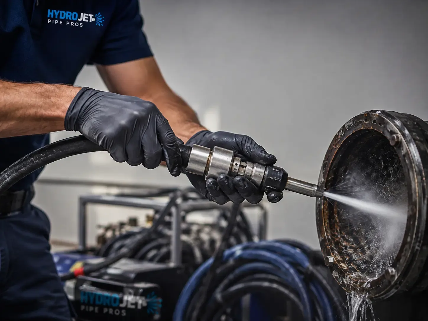 Hydro Jet Pipe Descaling in Paris Crossing, IN
